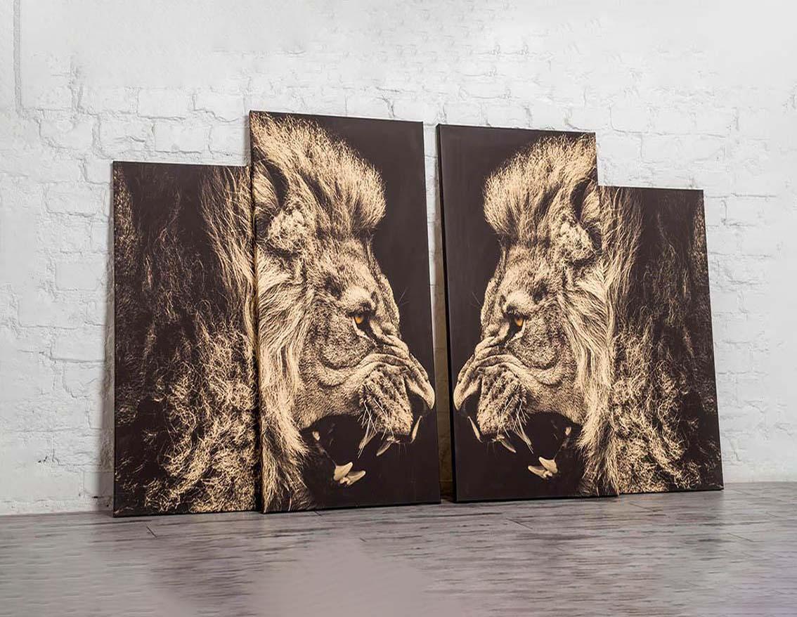 MODULAR PAINTINGS: AN UNUSUAL AND INTERESTING INTERIOR SOLUTION