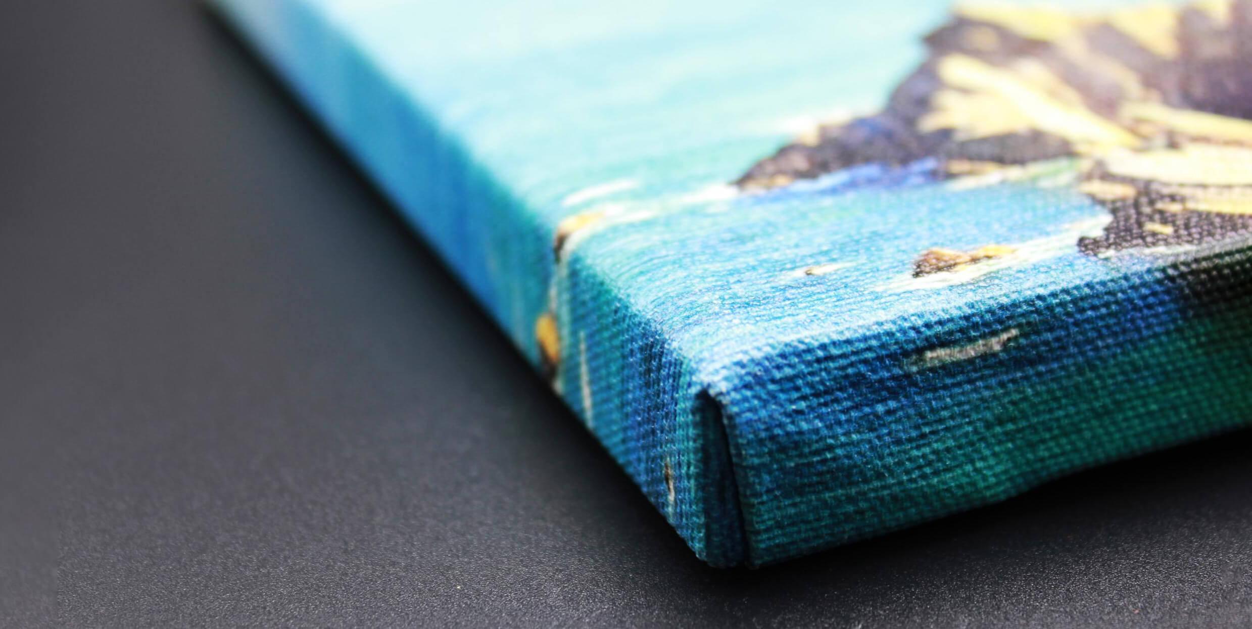 Photo canvas with high-quality printing.