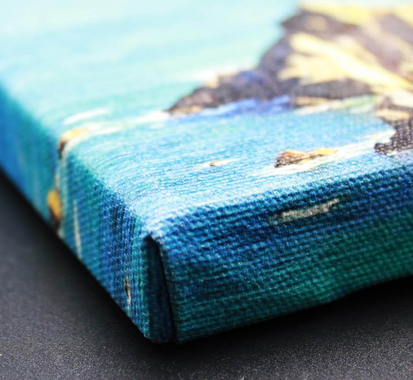 Photo canvas with high-quality printing.