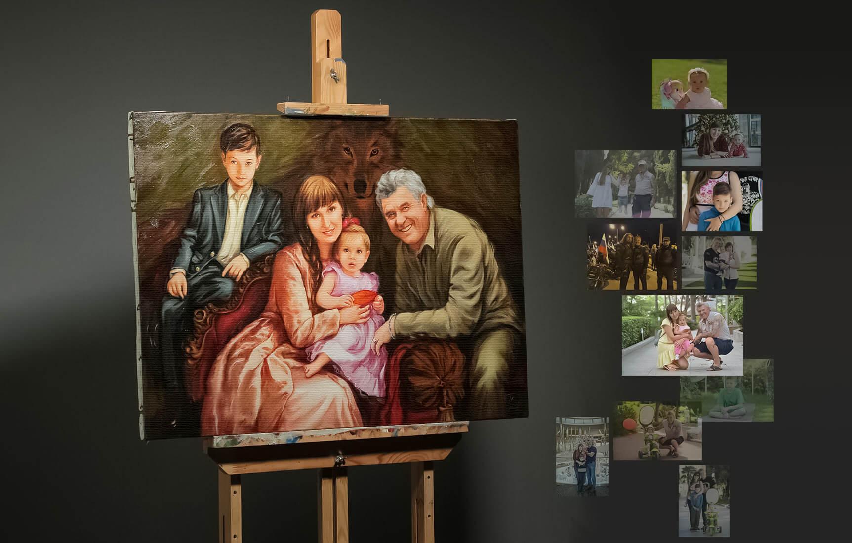 🎨 A Portrait on Canvas – The Perfect Gift for Parents That Will Last a Lifetime