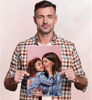 Photo on canvas 40x60 cm — canvas size example