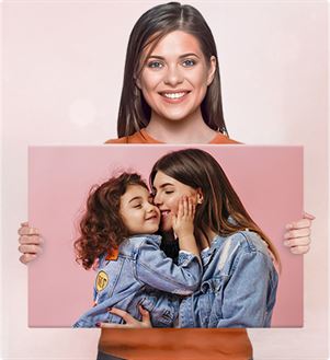 Photo on canvas 60x90 cm — print size example