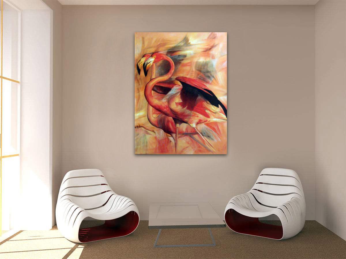 Fotobild - rosa Flamingo