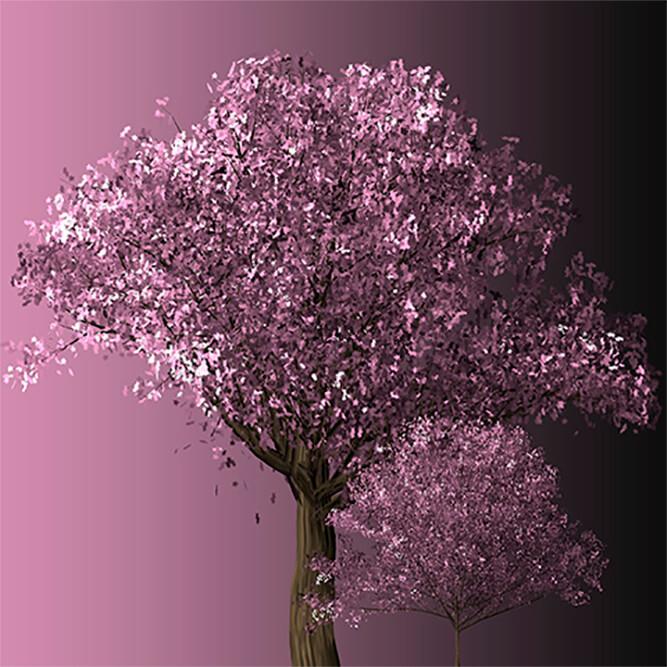Blühender Baum