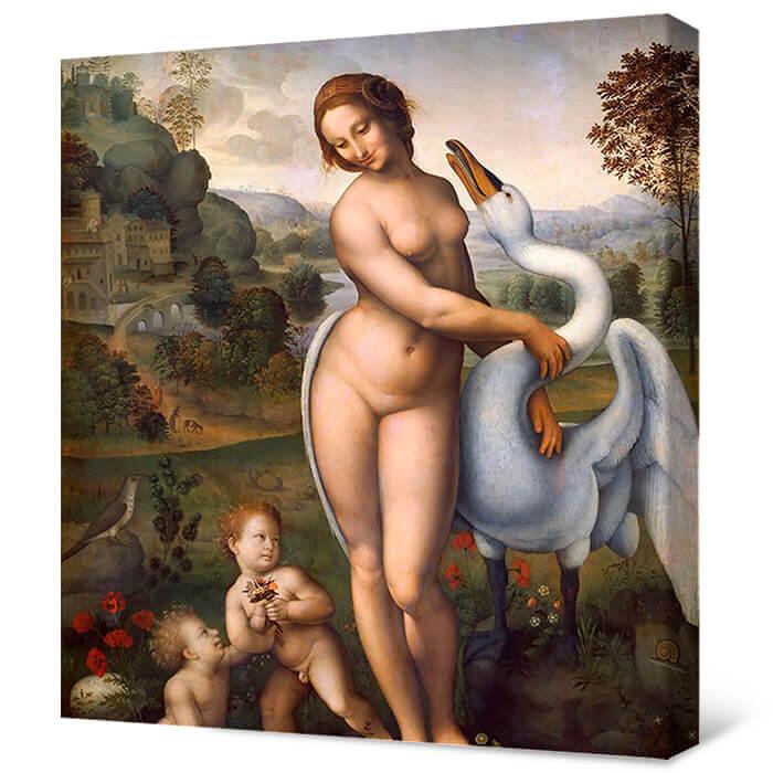 Reproduktionen - Leda und der Schwan