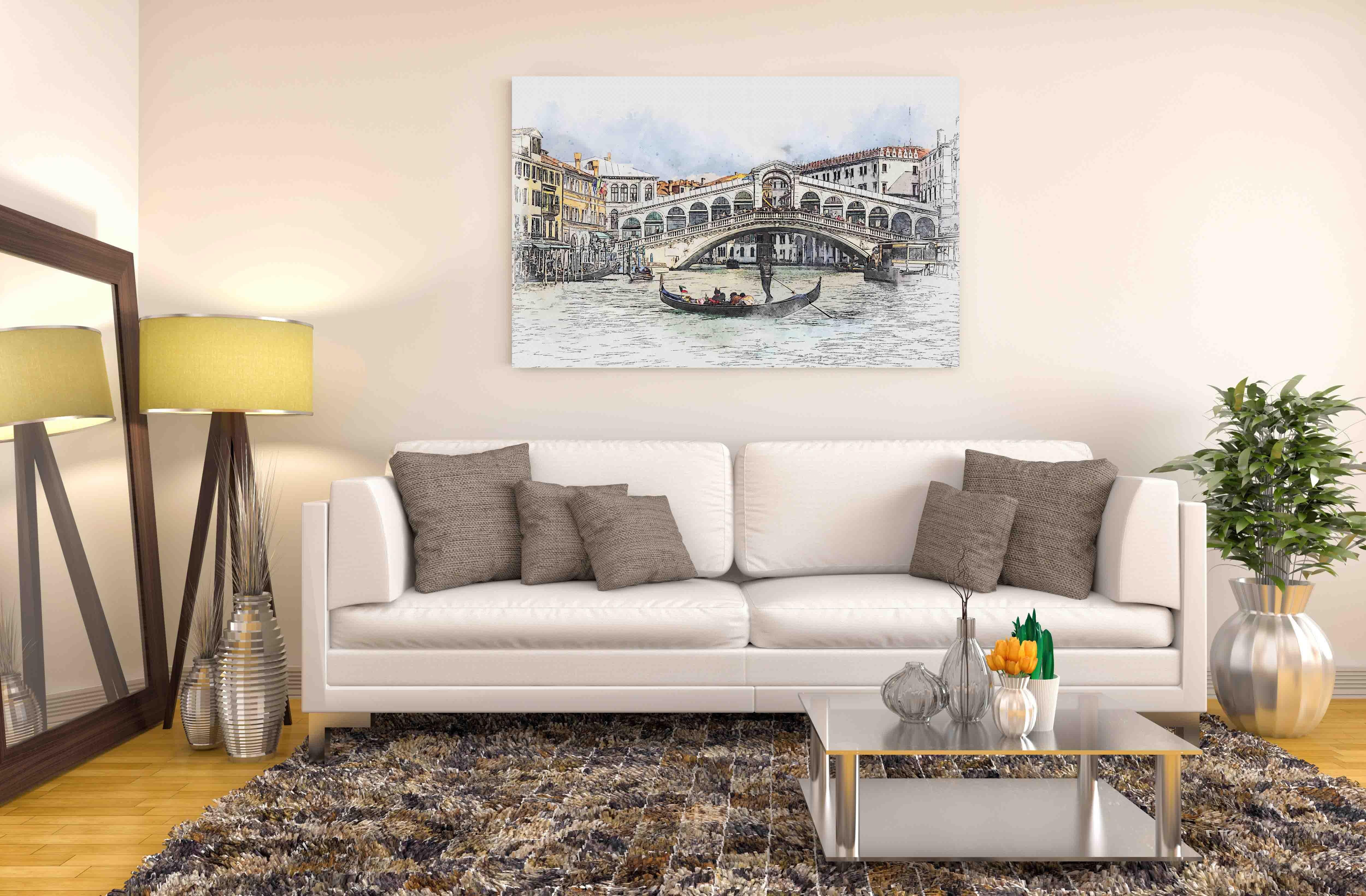 Fototata ɖe canvas dzi - Tɔdziʋu aɖe zɔ mɔ to Venice