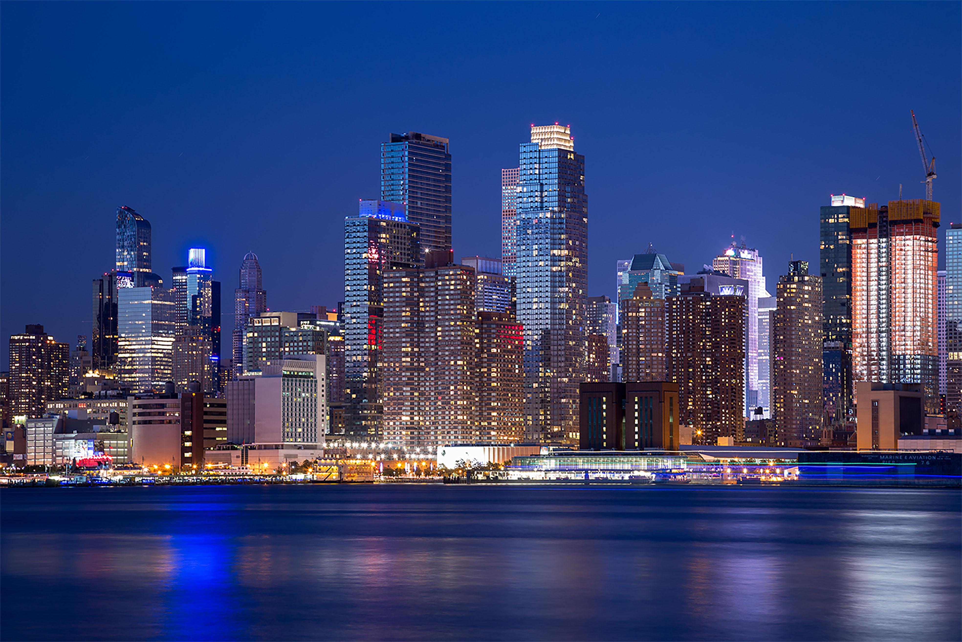 Night view of New York