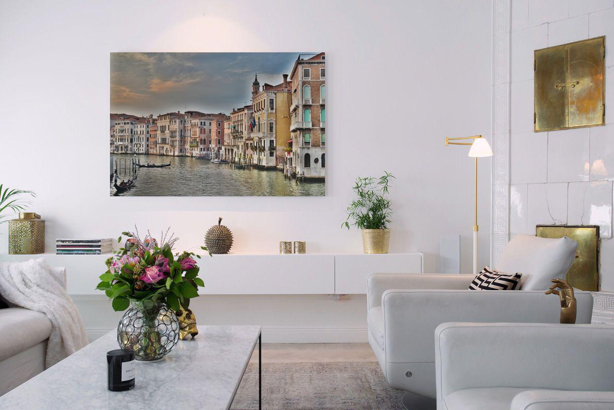 Fotomalerei auf Leinwand - Sonniger Tag in Amsterdam
