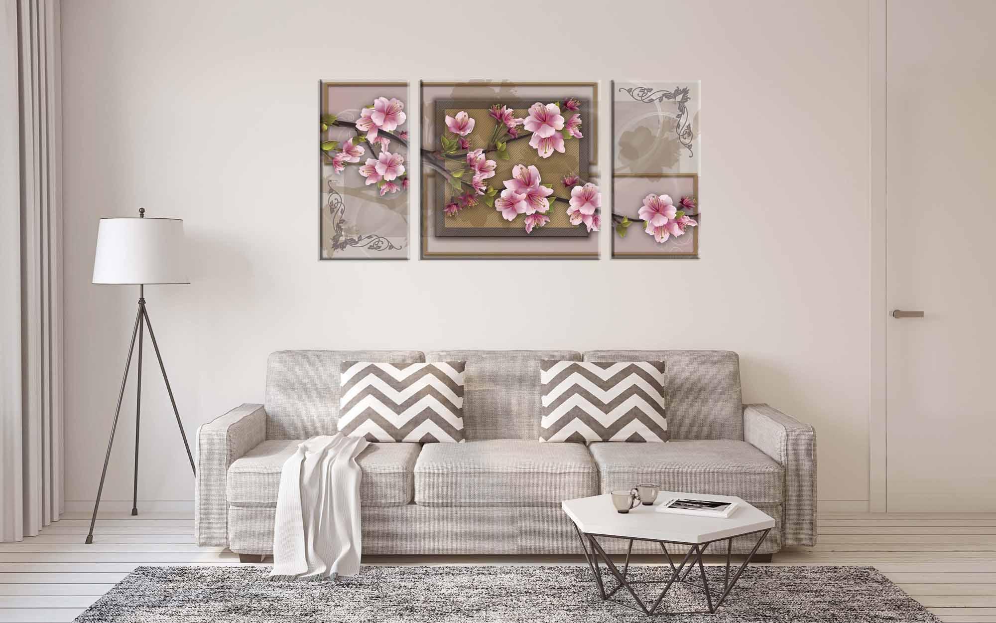 Modular picture - cherry blossoms
