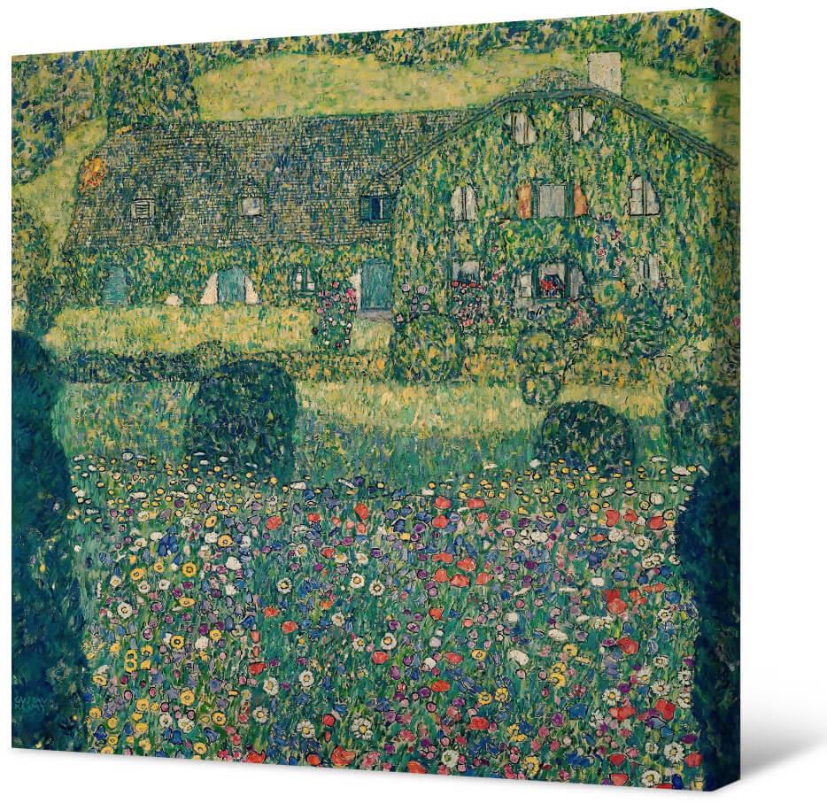 Gustav Klimt - Dorfhaus in Atters