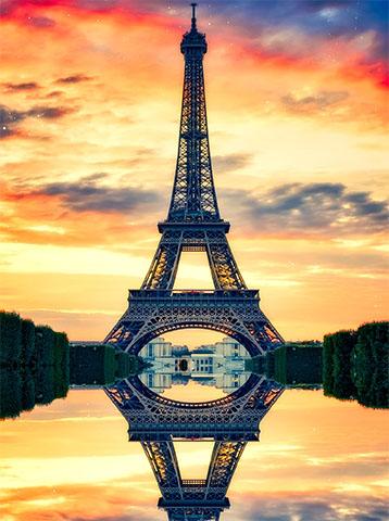 Sunset in Paris