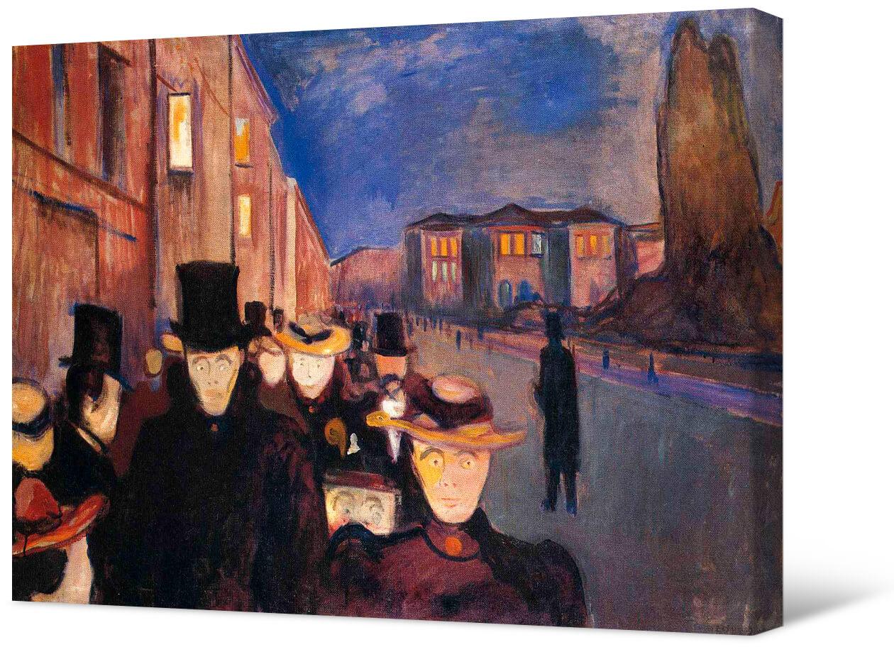 Edvard Munch - Fiẽsi le Karl Johan Mɔdodo dzi