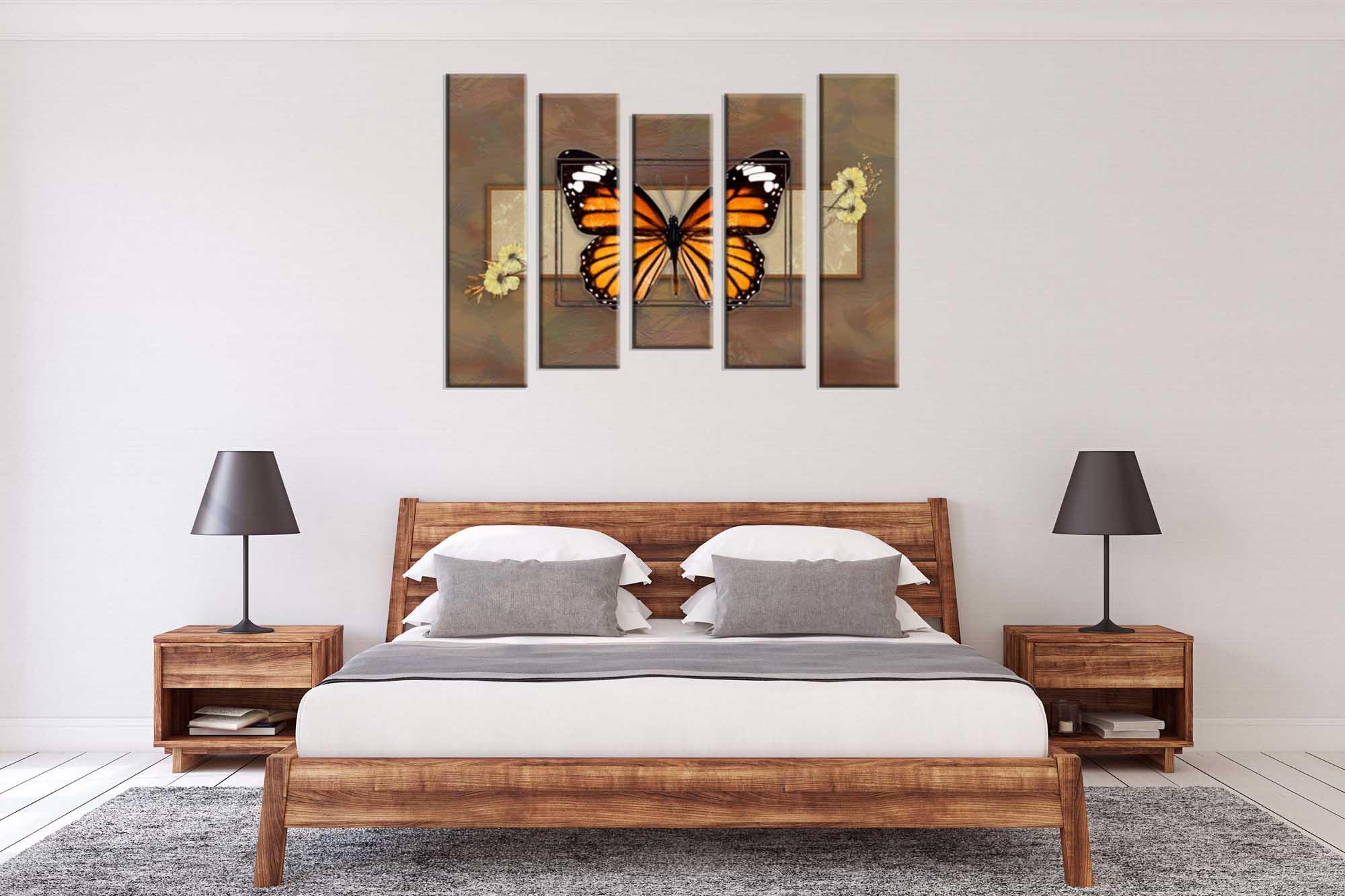 Modulares Bild - wunderschöner Schmetterling