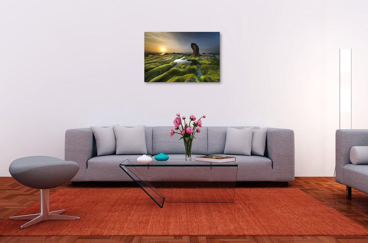 Photo painting on canvas - Swamp