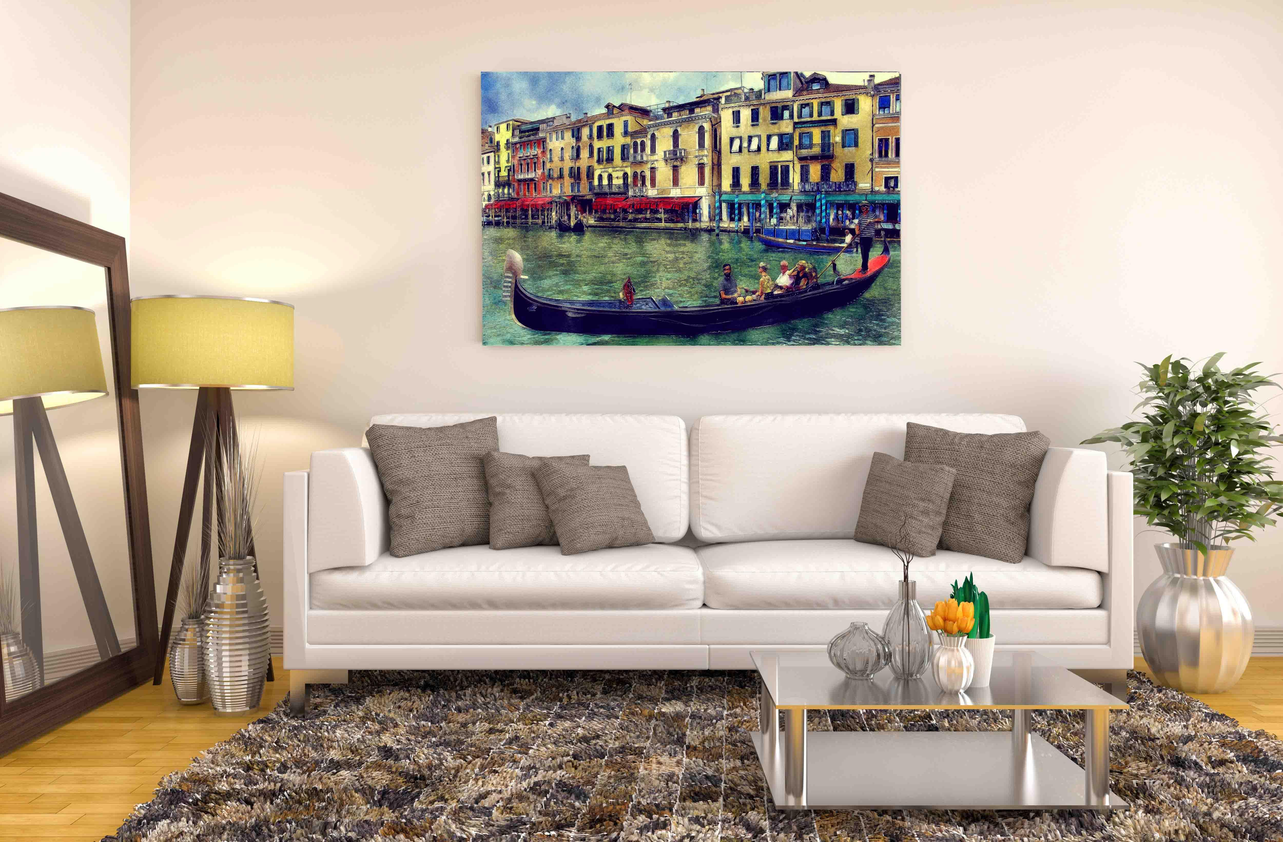 Fototata ɖe canvas dzi - Tɔdziʋu aɖe zɔ mɔ to Venice