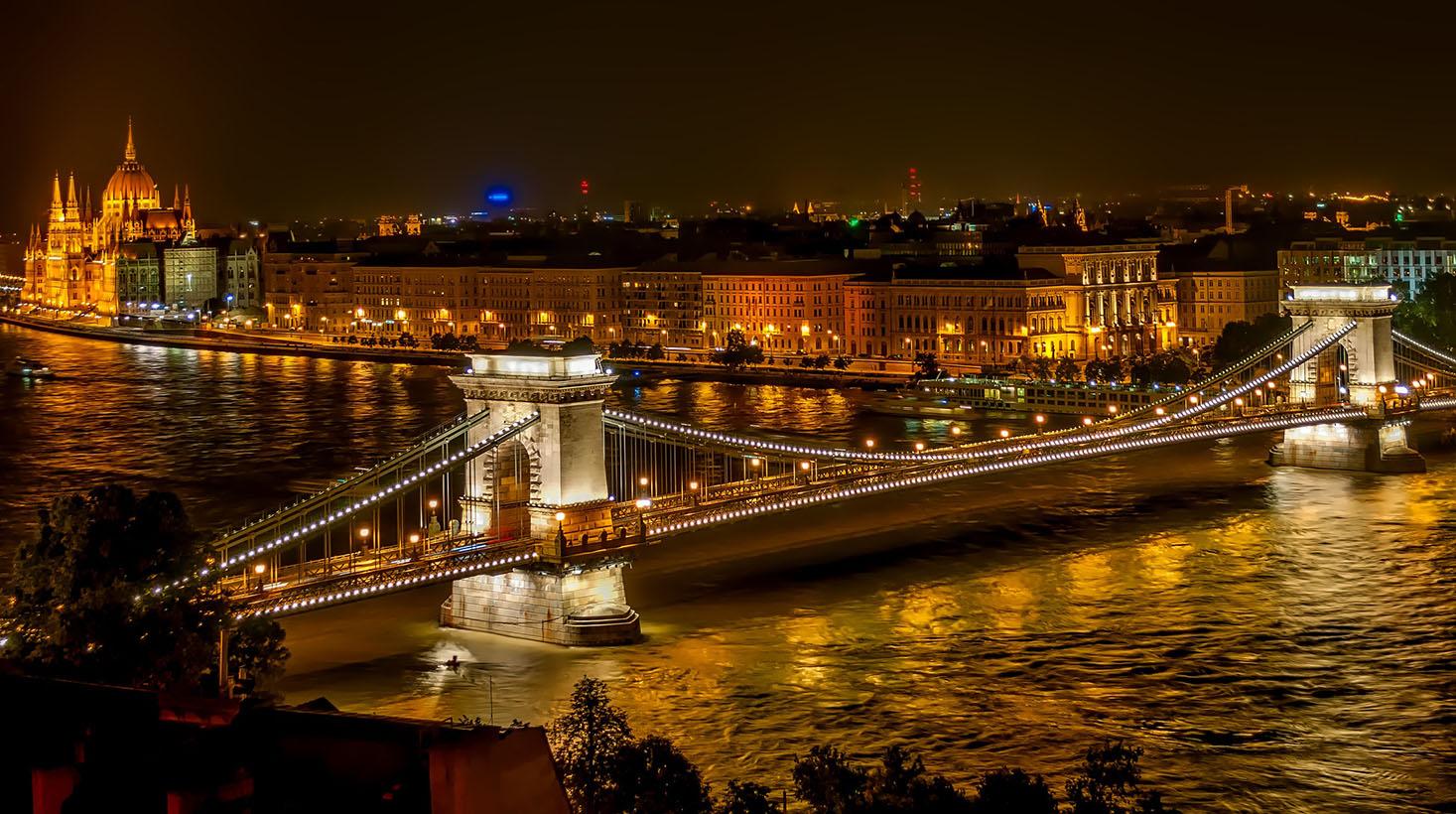 Chain Bridge in Budapest