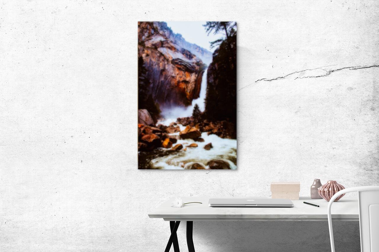 Photo painting on canvas - Yosemite