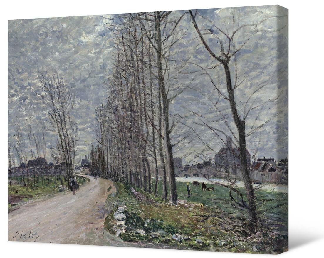 Alfred Sisley - Moret-sur-Loing ƒe Nukpɔkpɔ