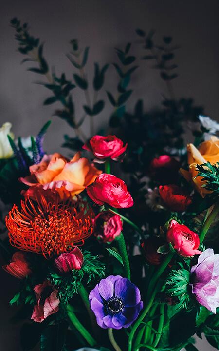 Blumenstrauß aus Ranunkeln