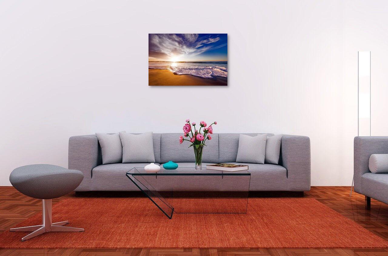 Photo painting on canvas - California