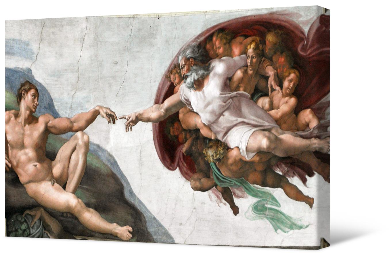 Michelangelo - Adam ƒe nuwɔwɔ