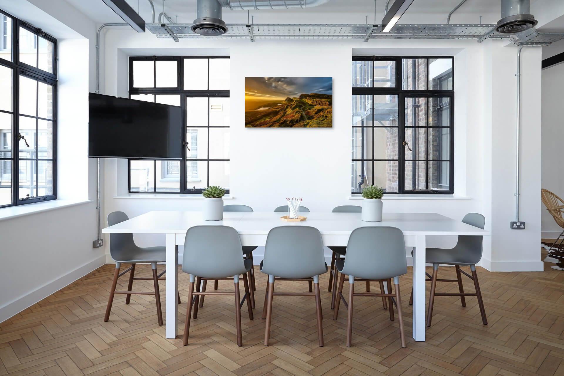 Photo painting on canvas - Highlands of Scotland