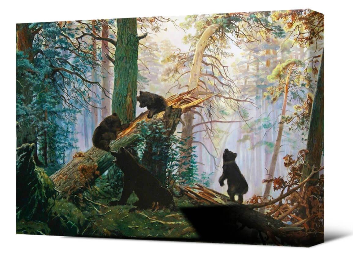 Reproduktionen - Morgen in einem Kiefernwald